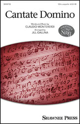 Cantate Domino SSA choral sheet music cover